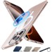 TORRAS Magnetic Slim Fit for iPhone 16 Pro Max Case with Stand, Compatible with MagSafe, Built-in Stash Stand, Ultra Thin 16 ProMax Case, Lightweight Non Yellowing Hard Back 16 Phone Case 6.9'', Clear
